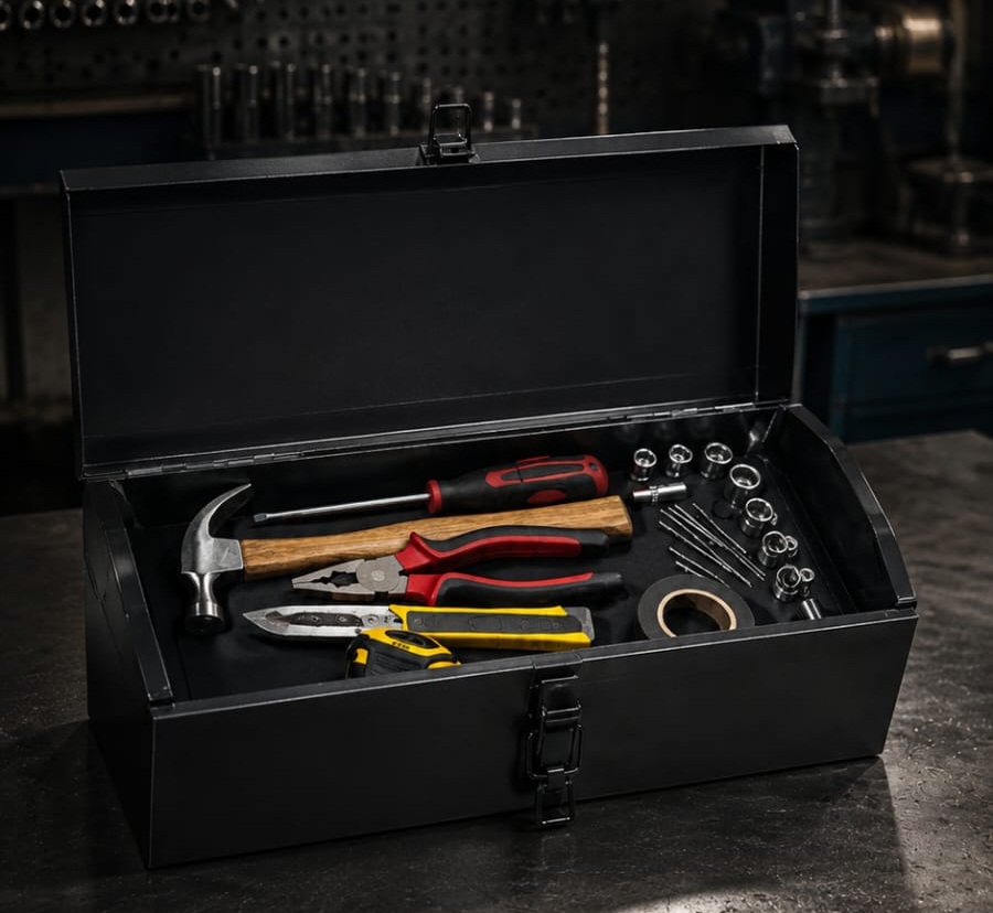 SINGLE TOOL BOX WITH SINGLE COMPARTMENT